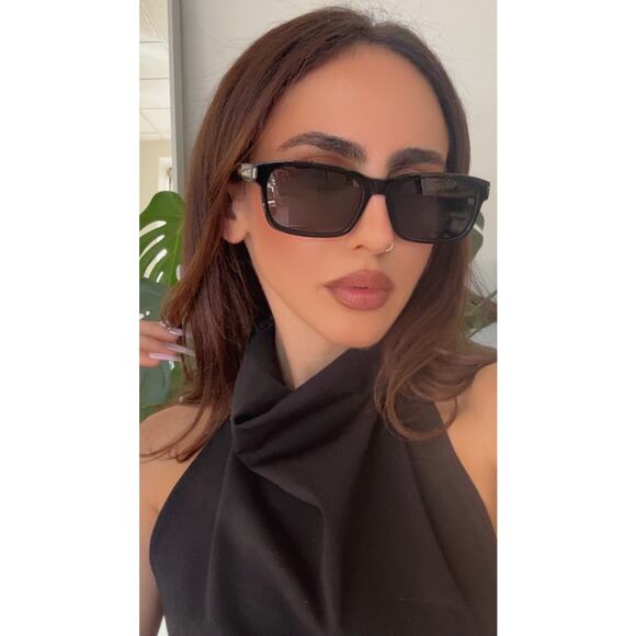 NEW Saint Laurent SL662 Black Square Unisex Sunglasses main image 7